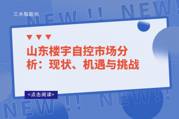山東樓宇自控市場分析：現(xiàn)狀、機(jī)遇與挑戰(zhàn)